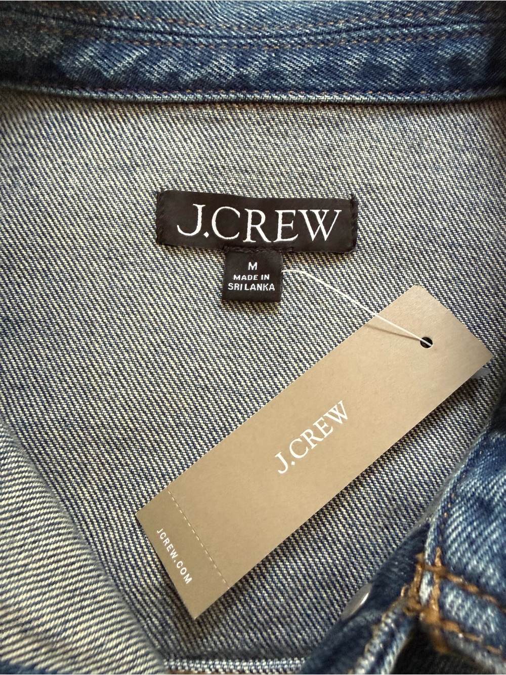JCrew NWT Cropped Denim Jacket with Pintucks END OF SUMMER HOT DEAL $49🔥🔥 - Picture 8 of 14